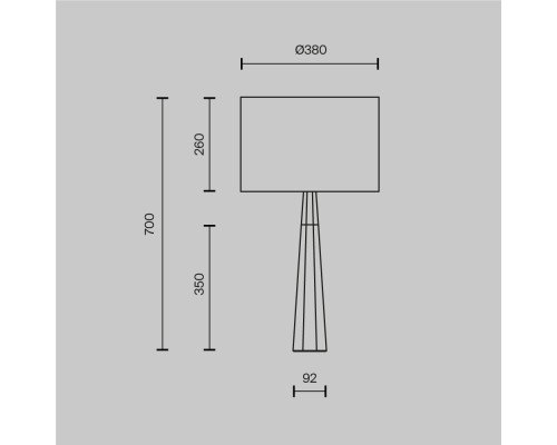 Настольный светильник Maytoni Z030TL-01BS1