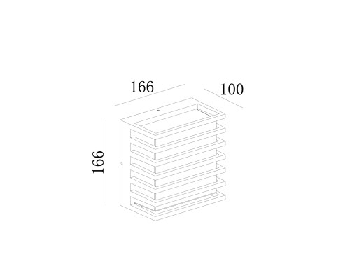 Настенный светильник (бра) Outdoor O020WL-L10B4K