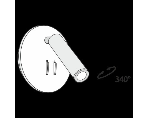 Настенный светильник (бра) Technical C176-WL-01-6W-B