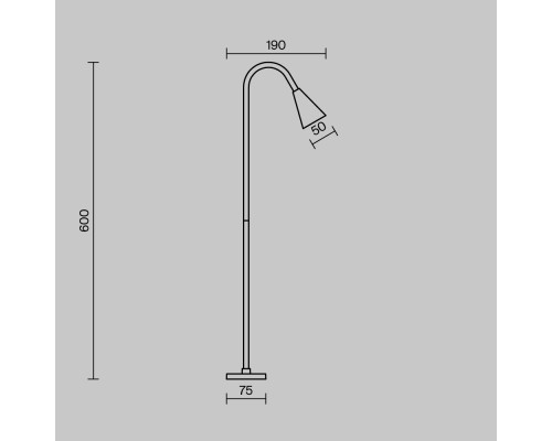 Ландшафтный светильник Outdoor O531FL-L3B3K