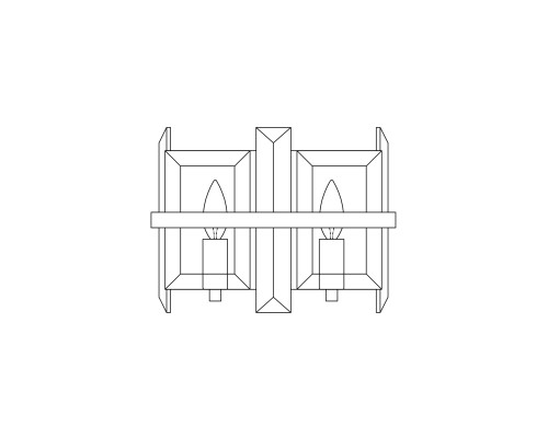 Настенный светильник (бра) Maytoni MOD201WL-02N