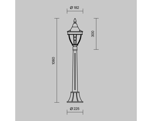 Ландшафтный светильник Outdoor O026FL-01B