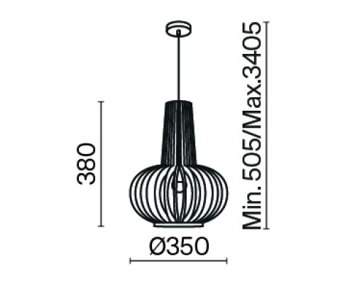 Подвесной светильник Maytoni MOD193PL-01W1