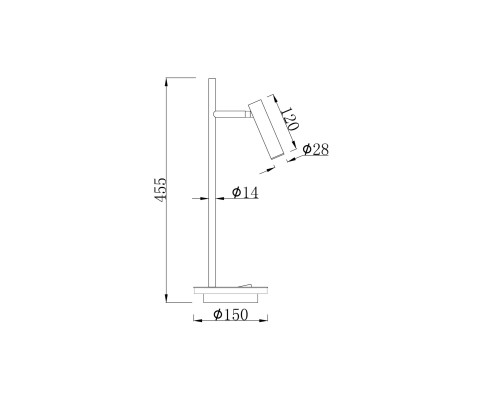 Настольный светильник Maytoni Z010TL-L8W3K