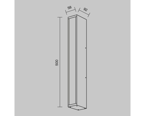 Настенный светильник (бра) Outdoor O571WL-L20B3K
