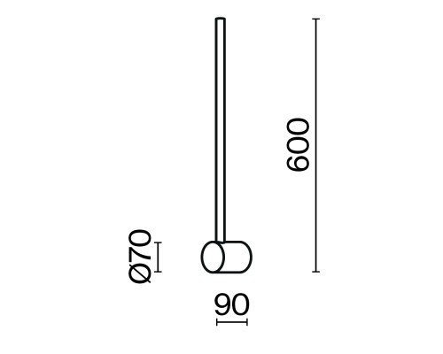Настенный светильник (бра) Maytoni MOD237WL-L6B3K