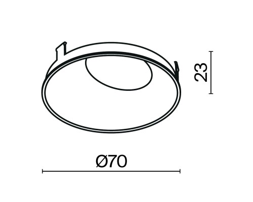Комплектующие для светильника Technical Ring057-10-MG