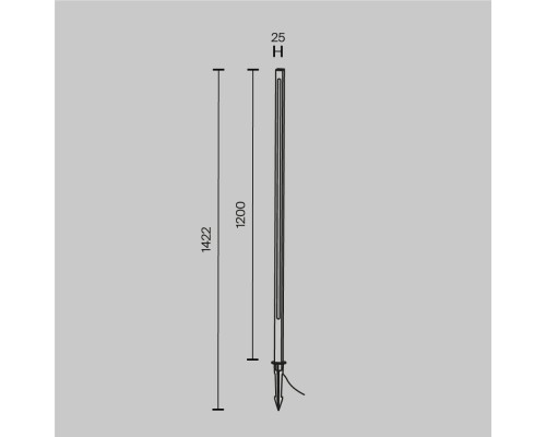 Ландшафтный светильник Outdoor O440FL-L18GF3K