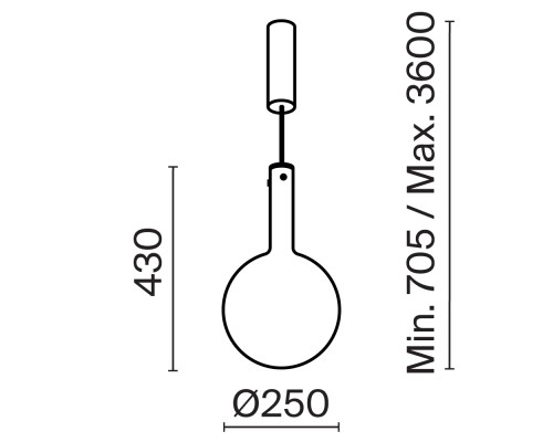 Подвесной светильник Maytoni MOD182PL-L6W3K
