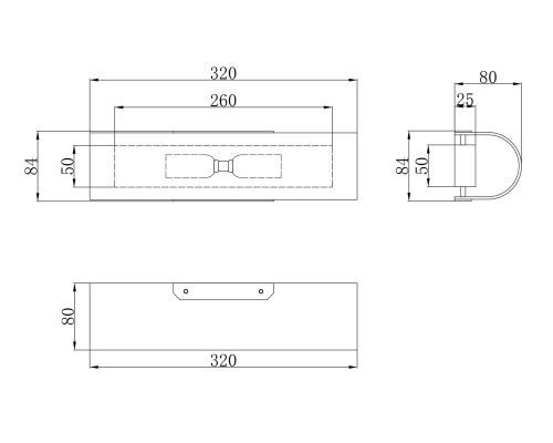 Настенный светильник (бра) Maytoni P011WL-02CH