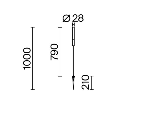 Ландшафтный светильник Outdoor O510FL-L3B3K1