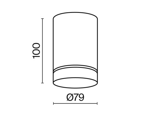 Потолочный светильник Technical C085CL-9W3K-B
