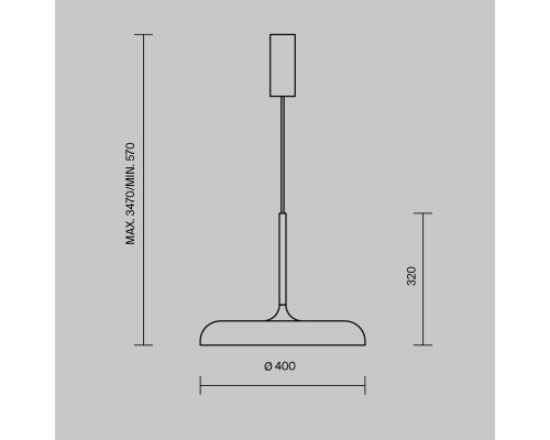 Подвесной светильник Maytoni MOD189PL-L18GR3K1