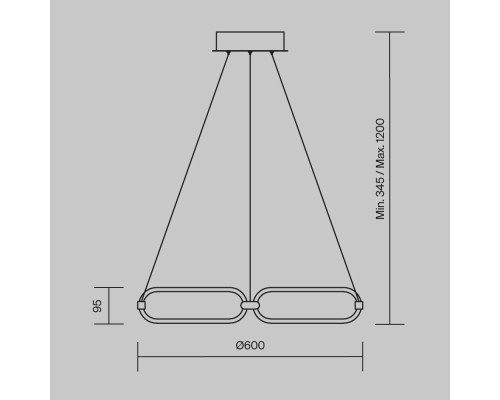 Подвесной светильник Maytoni MOD017PL-L50MG