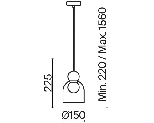 Подвесной светильник Freya FR5220PL-01CH2