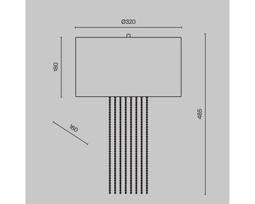Настенный светильник (бра) Maytoni MOD151WL-01G