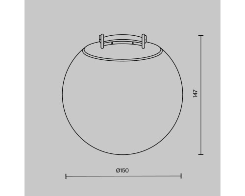 Подвесной светильник Technical TR125B-10W3K-B