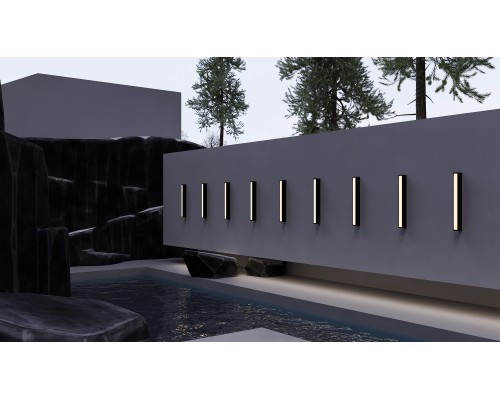 Настенный светильник (бра) Outdoor O571WL-L20B3K