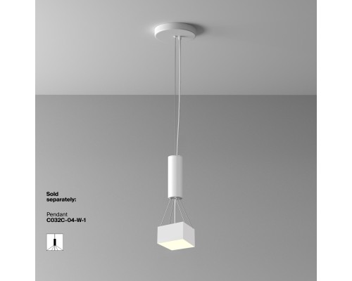 Потолочный светильник Technical C032CL-12W3K-SQ-W