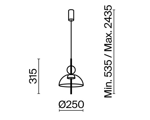 Подвесной светильник Maytoni MOD185PL-L6B3K1