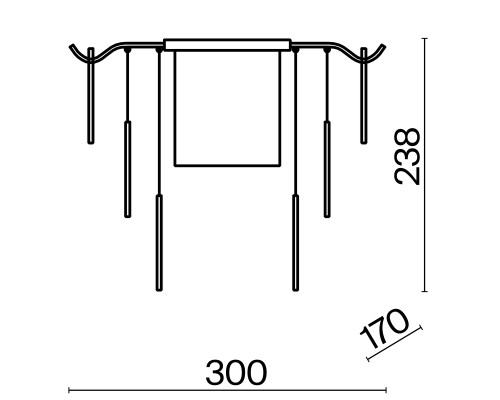 Настенный светильник (бра) Freya FR5104WL-02N