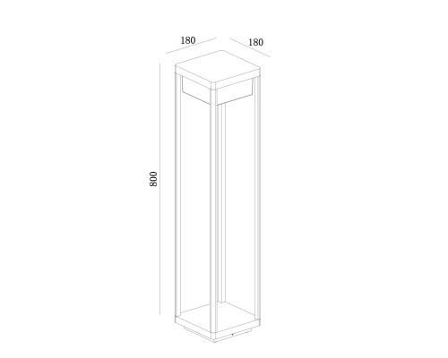 Ландшафтный светильник Outdoor O021FL-L10B3K
