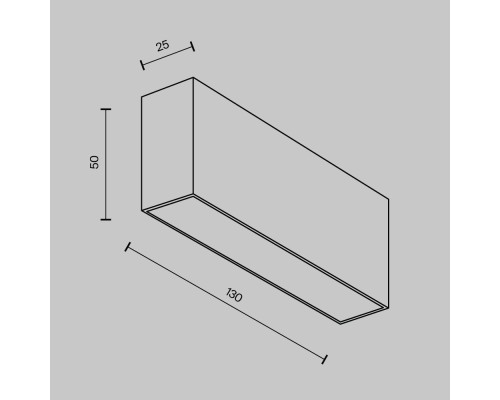 Потолочный светильник Technical C068CL-12W3-6K-W