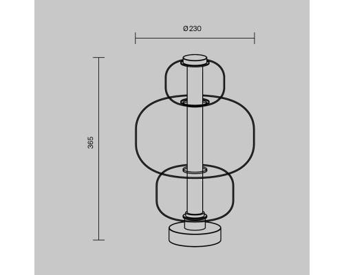 Настольный светильник Maytoni MOD364TL-L15W3K