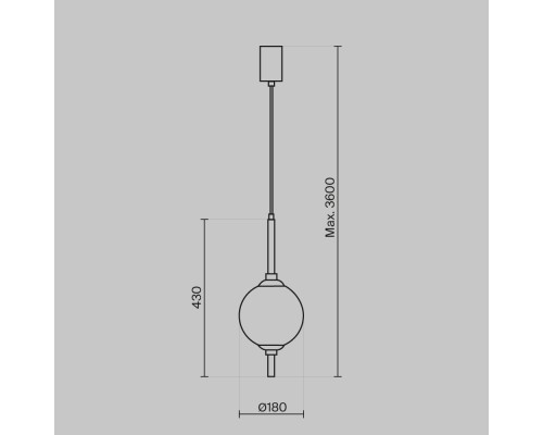 Подвесной светильник Maytoni Z020PL-L6B3K