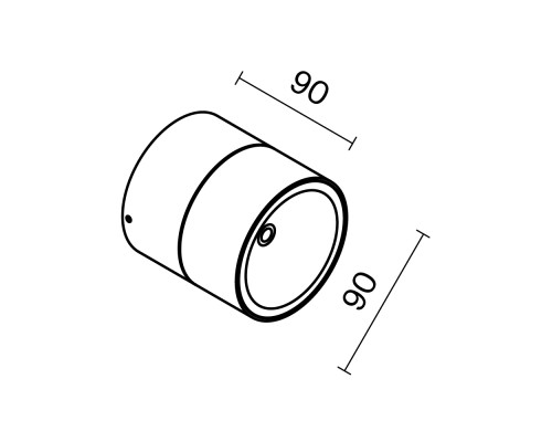 Потолочный светильник Outdoor O310CL-L7GF3K