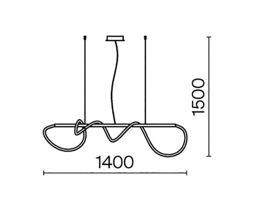 Подвесной светильник Maytoni MOD166PL-L30G3K