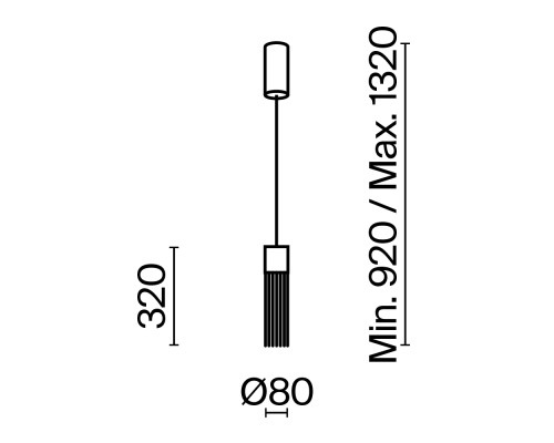 Подвесной светильник Maytoni MOD190PL-L5G3K