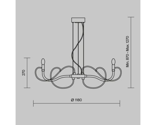 Люстра Maytoni MOD051PL-09TR