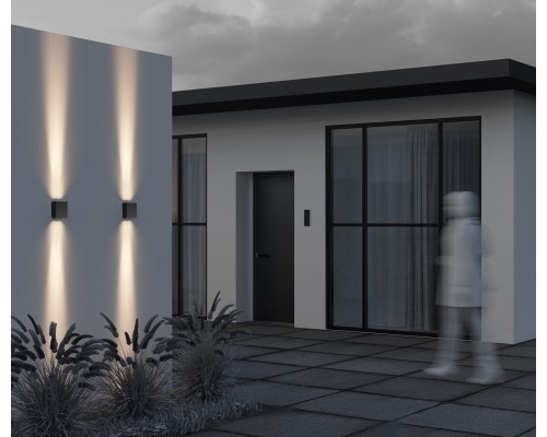 Настенный светильник (бра) Outdoor O570WL-L20B3K