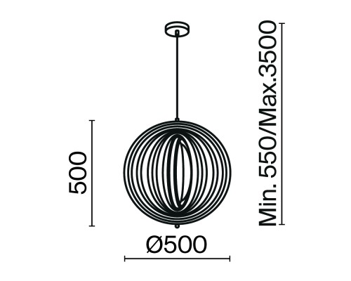 Подвесной светильник Maytoni MOD197PL-01W1