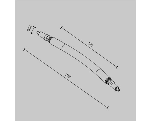 Комплектующие для систем освещения с токоведущими элементами Technical CA005FC-B