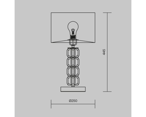 Настольный светильник Maytoni DIA008TL-01CH