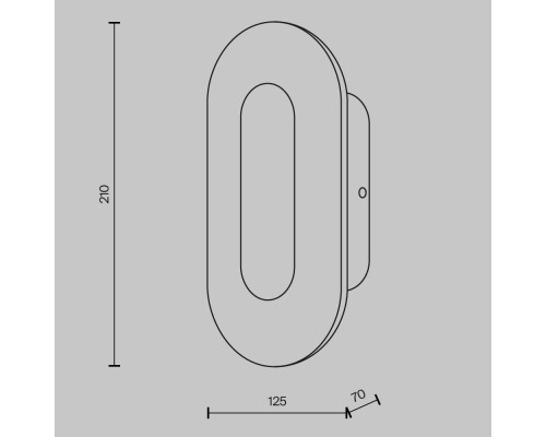 Настенный светильник (бра) Maytoni MOD355WL-L6BS3K