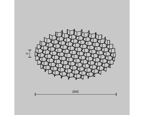 Комплектующие для светильника Technical HoneyComb-D45