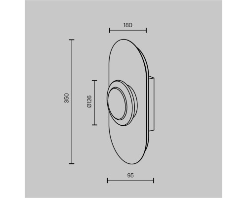 Настенный светильник (бра) Maytoni MOD361WL-L20BS3K