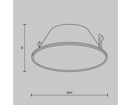 Комплектующие для светильника Technical Ring057-7-GF