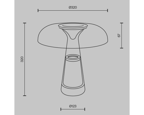 Настольный светильник Maytoni MOD484TL-L8BK