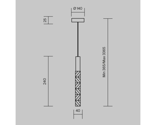 Подвесной светильник Maytoni MOD328PL-L3CH3K
