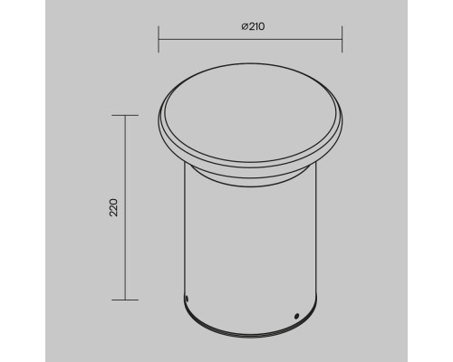 Ландшафтный светильник Outdoor O460FL-L10GF3K