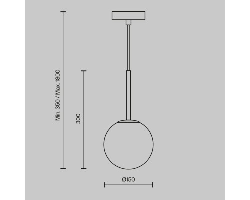 Подвесной светильник Maytoni MOD321PL-01G1