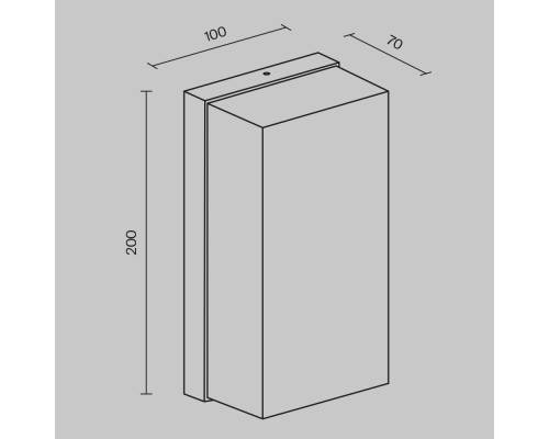 Настенный светильник (бра) Outdoor O454WL-L10GF3K