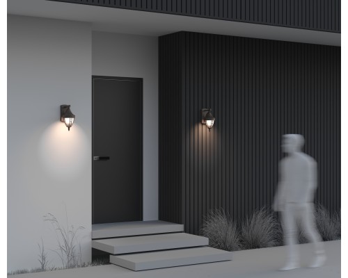 Настенный светильник (бра) Outdoor O027WL-01B