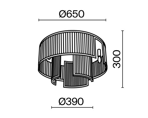 Потолочный светильник Maytoni MOD174CL-09G