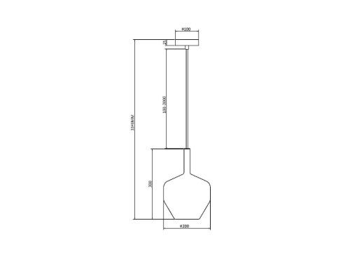 Подвесной светильник Maytoni MOD271PL-01B4