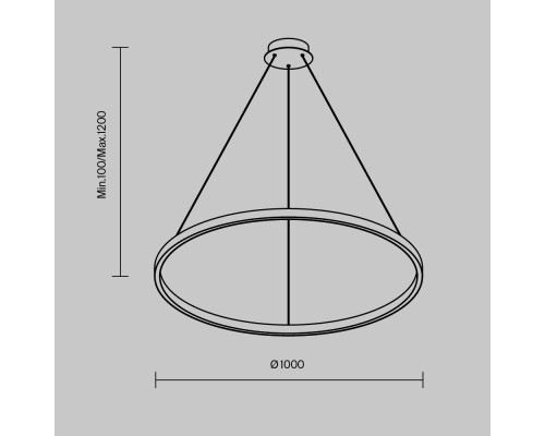 Подвесной светильник Maytoni MOD058PL-L54WK